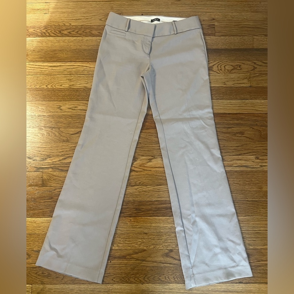 Ann Taylor Light Beige Flare Jeans